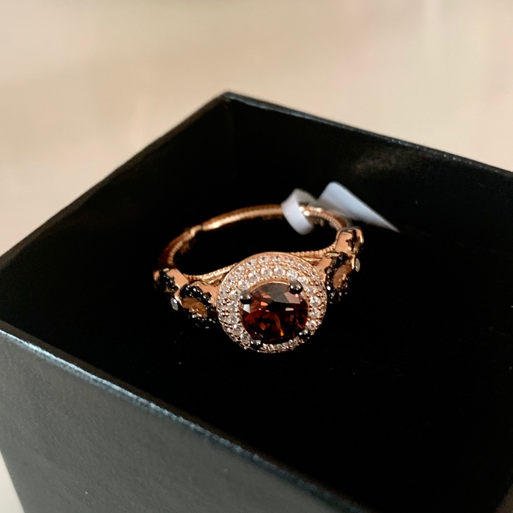 Suzy Levian Cubic Zirconia Engagement Ring